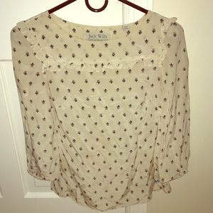 White Jack Wills blouse